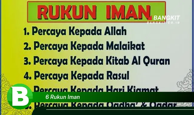 Intip 6 Rukun Iman yang Bikin Kamu Penasaran