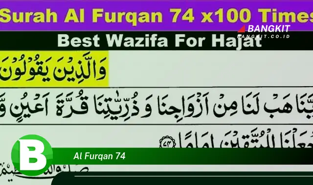 Intip Hal Tentang Surah Al Furqan Ayat 74 yang Bikin Kamu Penasaran