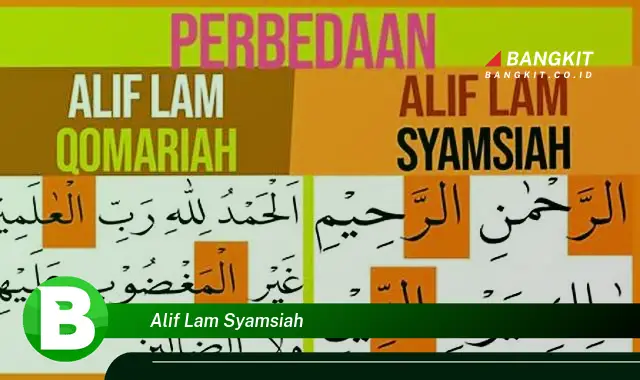 Intip Hal Tentang Alif Lam Syamsiah yang Wajib Kamu Intip