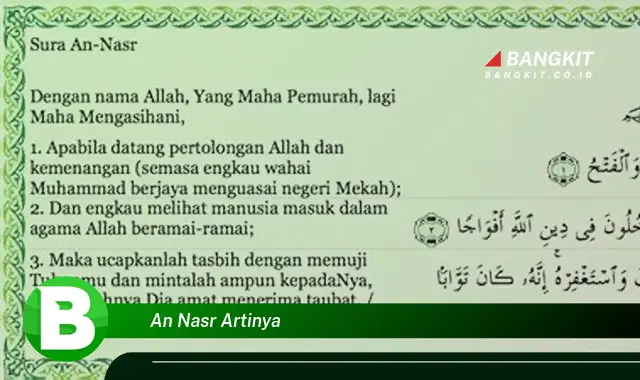 Ketahui Hal Tentang An Nasr Artinya yang Jarang Diketahui