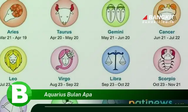 Intip Bulan Kelahiran Aquarius yang Wajib Kamu Ketahui