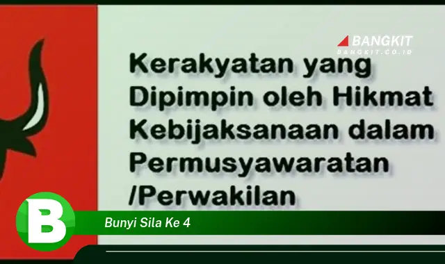 Ketahui Hal tentang Bunyi Sila ke-4 yang Bikin Kamu Penasaran