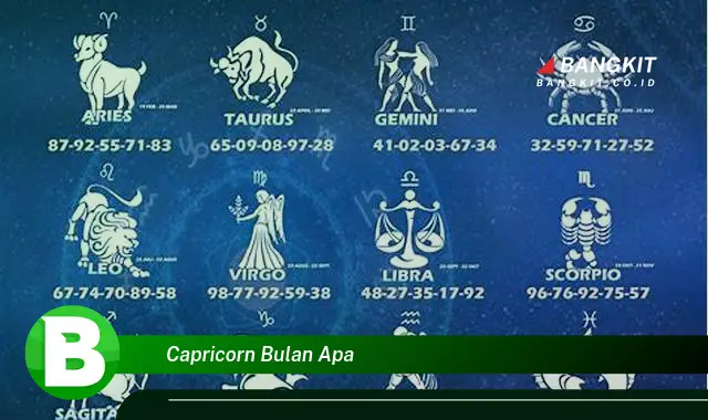 Intip Hal Unik Tentang Capricorn di Bulan yang Wajib Kamu Ketahui