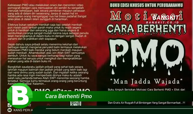 Intip Hal Tentang Cara Berhenti PMO yang Bikin Kamu Penasaran