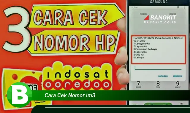 Intip Hal Tentang Cara Cek Nomor IM3 yang Bikin Kamu Penasaran