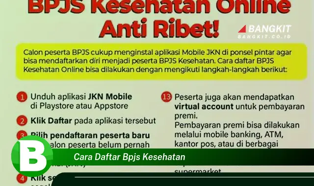 Intip Rahasia Cara Daftar BPJS Kesehatan yang Wajib Kamu Ketahui