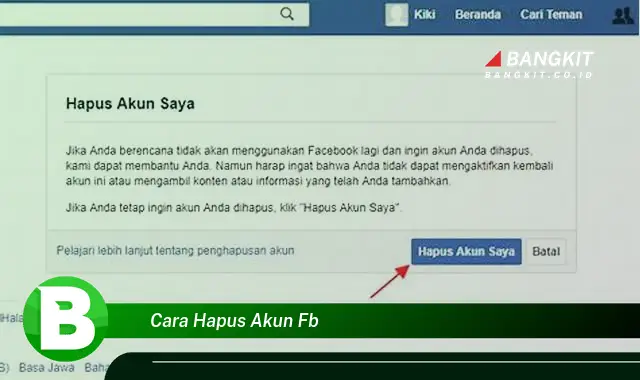 Intip Cara Hapus Akun FB yang Bikin Kamu Penasaran