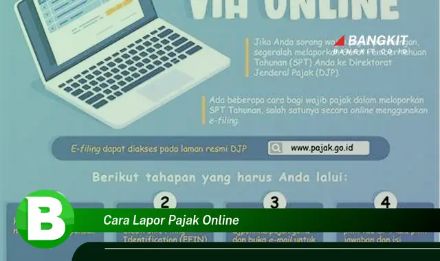 Intip Cara Lapor Pajak Online yang Wajib Kamu Ketahui