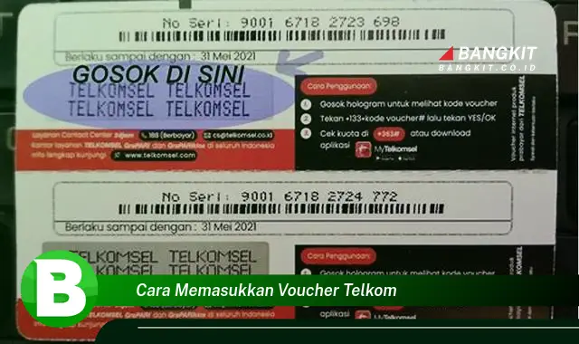 Intip Hal Tentang Cara Memasukkan Voucher Telkom yang Bikin Kamu Penasaran