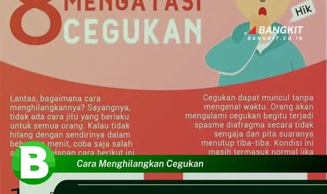 Intip Hal Tentang Cara Menghilangkan Cegukan yang Jarang Diketahui