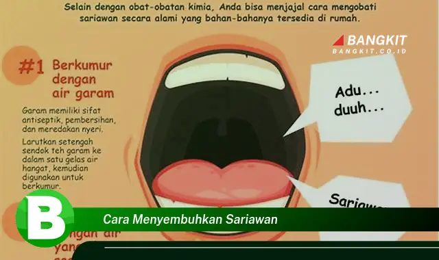 Intip Hal Menarik Tentang Cara Menyembuhkan Sariawan yang Wajib Kamu Ketahui