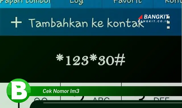 Intip Rahasia Cara Cek Nomor IM3 yang Jarang Diketahui