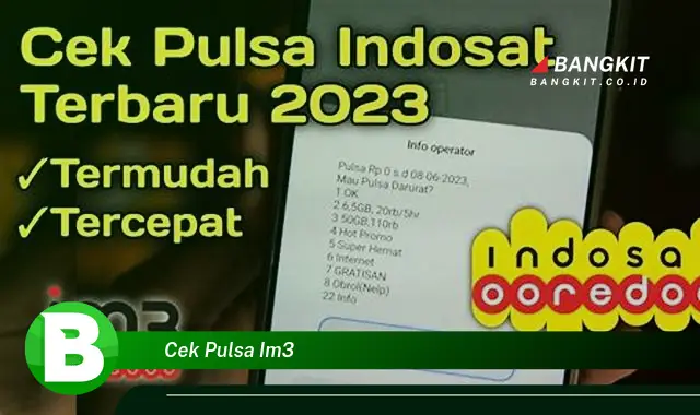 Ketahui Rahasia Cek Pulsa IM3 yang Jarang Diketahui