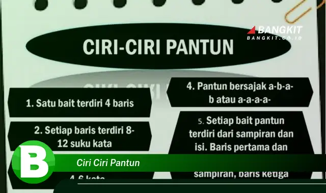 Intip Ciri-Ciri Pantun yang Wajib Kamu Ketahui