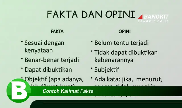 Intip Contoh Kalimat Fakta Yang Jarang Diketahui