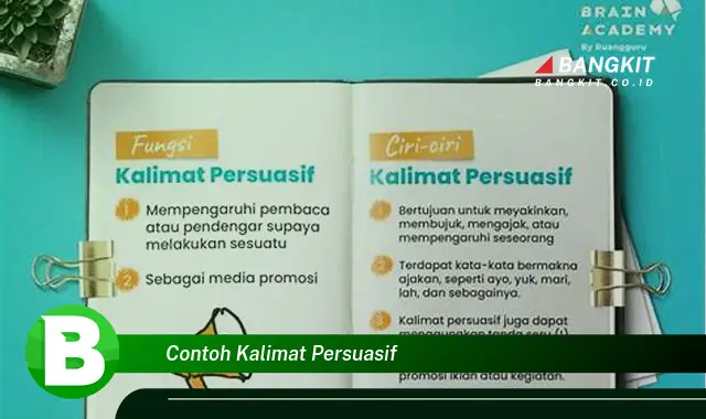 Intip Contoh Kalimat Persuasif yang Wajib Kamu Ketahui