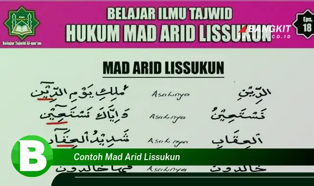 Ketahui Contoh MAD Arid Lissukun yang Wajib Kamu Intip