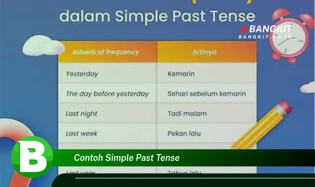 Ketahui Contoh Simple Past Tense yang Jarang Diketahui