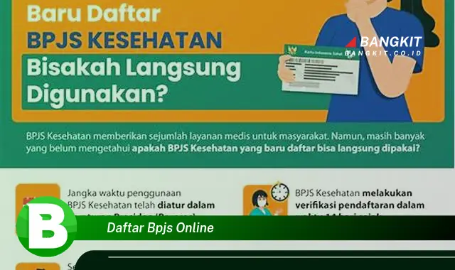 Intip Hal Tentang Daftar BPJS Online yang Bikin Kamu Penasaran