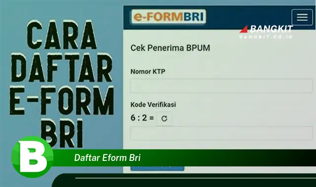 Intip Rahasia Daftar Eform BRI yang Jarang Diketahui!