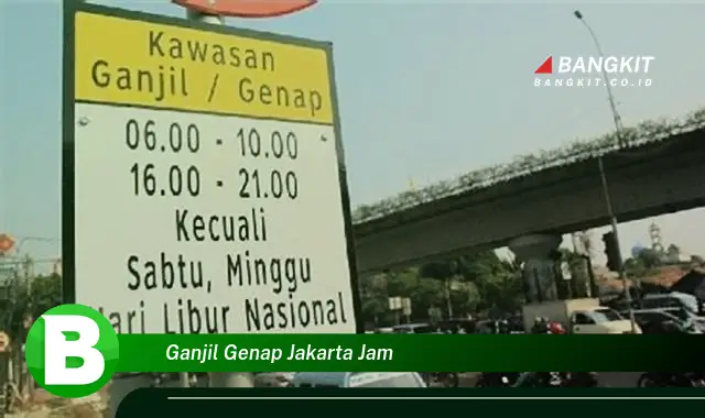 Intip Hal Tentang Jam Ganjil Genap Jakarta yang Bikin Kamu Penasaran