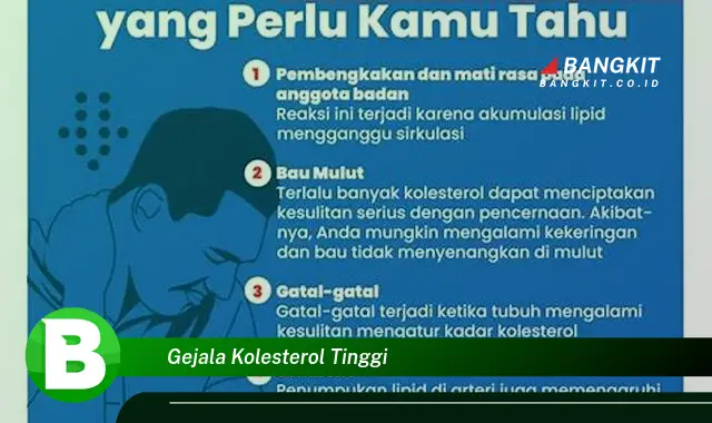 Intip Gejala Kolesterol Tinggi yang Wajib Kamu Tahu!