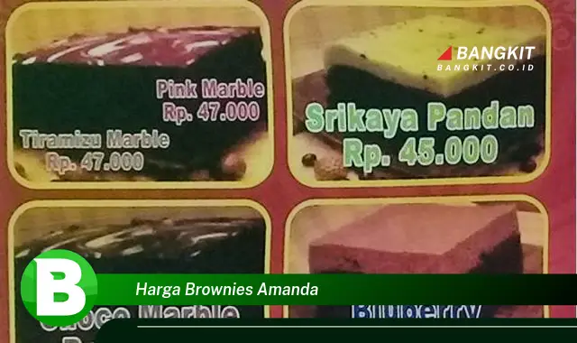 Intip Rahasia Harga Brownies Amanda yang Bikin Penasaran!