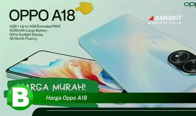 Kepoin Harga Oppo A18 yang Wajib Kamu Intip