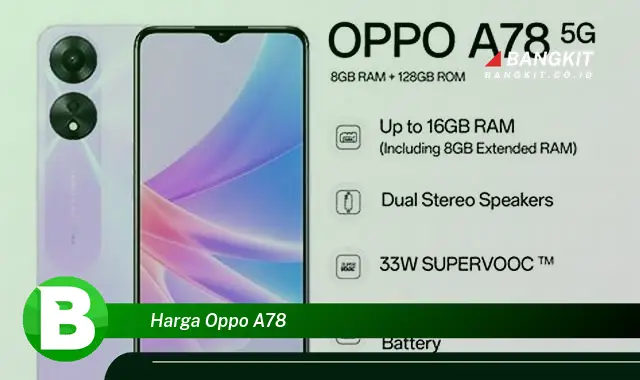 Intip Info Harga OPPO A78 yang Bikin Kamu Penasaran