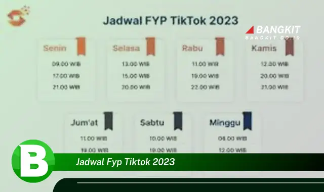 Ketahui Jadwal FYP TikTok 2023 yang Wajib Kamu Intip