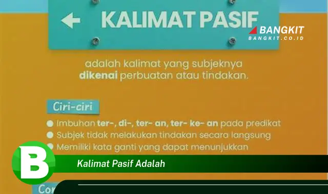 Intip Rahasia Kalimat Pasif yang Wajib Kamu Ketahui