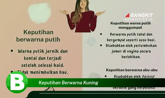 Intip Hal Tentang Keputihan Kuning yang Wajib Kamu Intip