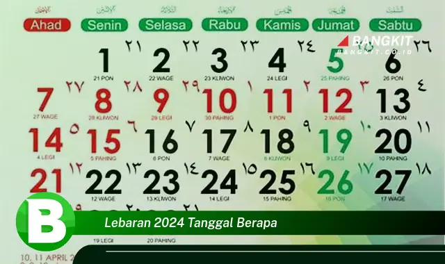 Kepoin Lebaran 2024 Tanggal Berapa yang Bikin Kamu Penasaran