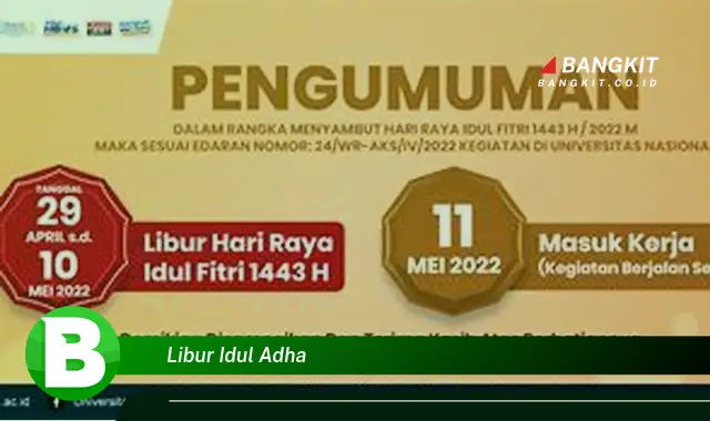 Ketahui Lebih Hal Tentang Liburan Idul Adha yang Wajib Kamu Intip