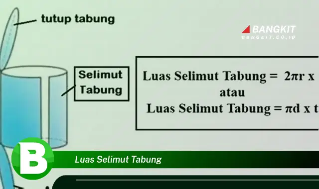 Intip Hal Tentang Luas Selimut Tabung yang Bikin Kamu Penasaran