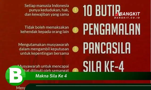 Intip Makna Sila ke 4 yang Jarang Diketahui