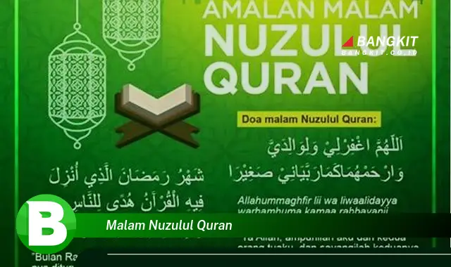 Intip Hal Tentang Malam Nuzulul Quran yang Wajib Kamu Intip