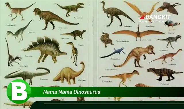 Ketahui Nama-Nama Dinosaurus yang Bikin Kamu Penasaran