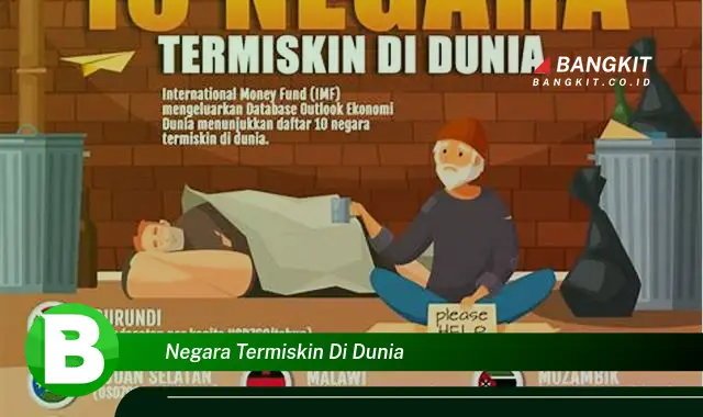 Intip Hal Tentang Negara Termiskin di Dunia yang Wajib Kamu Intip