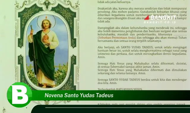 Intip Hal Menarik Tentang Novena Santo Yudas Tadeus yang Jarang Diketahui