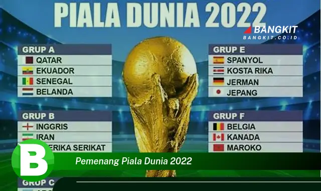 Intip Hal-hal Menarik Tentang Pemenang Piala Dunia 2022 yang Wajib Kamu Ketahui