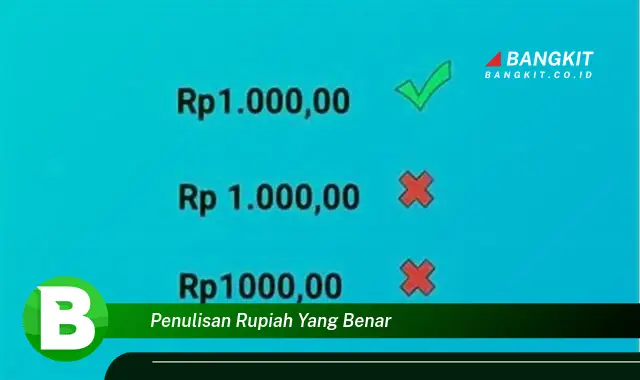 Intip Hal Tentang Penulisan Rupiah yang Jarang Diketahui