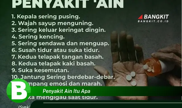 Ketahui Hal Tentang Penyakit Ain yang Jarang Diketahui