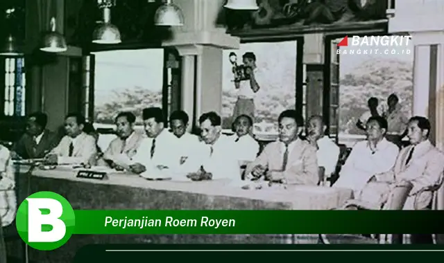 Intip Hal Tentang "Perjanjian Roem Royen" yang Bikin Kamu Penasaran