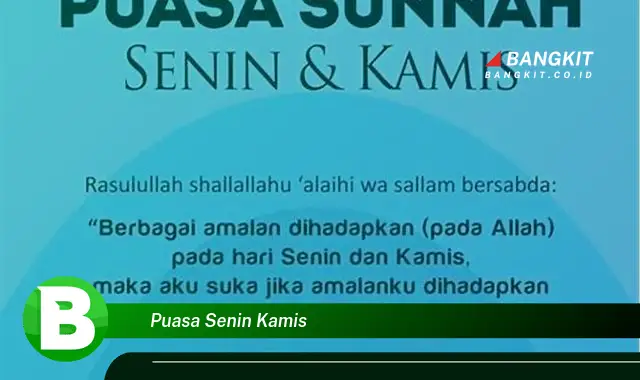 Intip Hal-Hal yang Jarang Diketahui tentang Puasa Senin Kamis