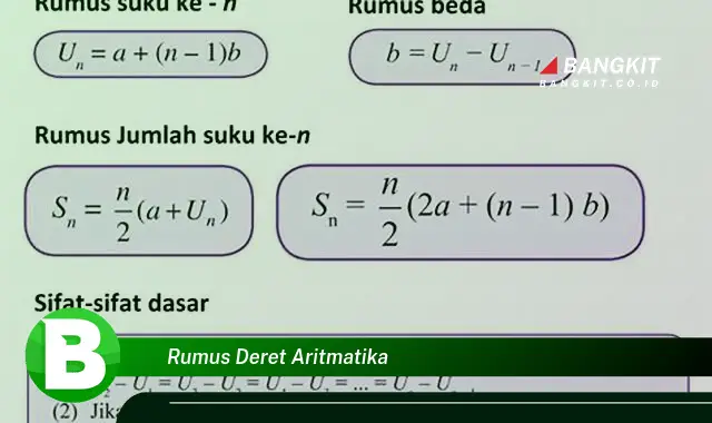 Intip Rumus Deret Aritmatika yang Bikin Kamu Penasaran