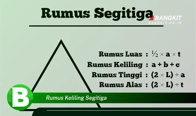 Intip Hal Tentang Rumus Keliling Segitiga yang Bikin Kamu Penasaran