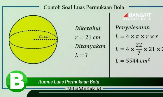 Ketahui Rumus Luas Permukaan Bola yang Bikin Kamu Penasaran