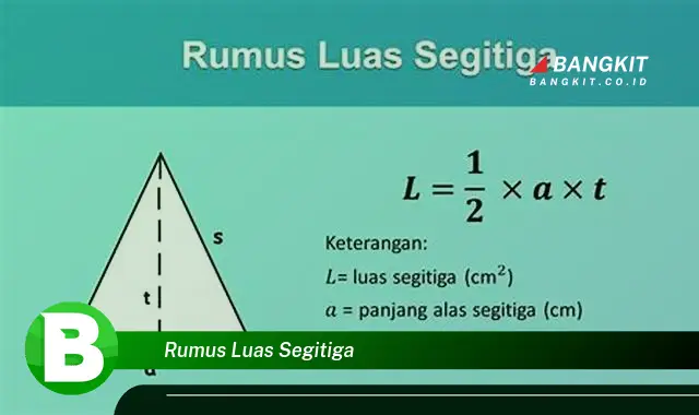 Intip Rumus Luas Segitiga yang Bikin Kamu Penasaran