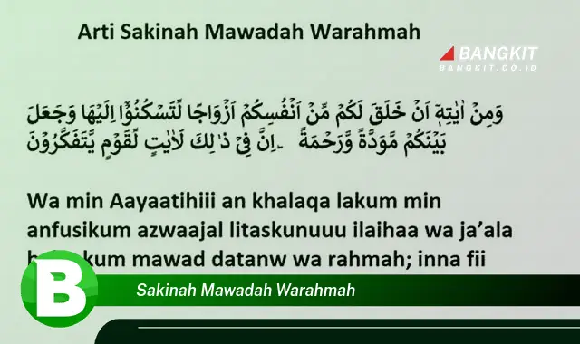 Intip Hal yang Bikin Kamu Penasaran Tentang Sakinah Mawadah Warahmah yang Jarang Diketahui!